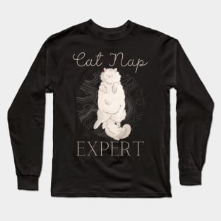 Cat Nap Expert - Persian cat Furbaby Long Sleeve T-Shirt